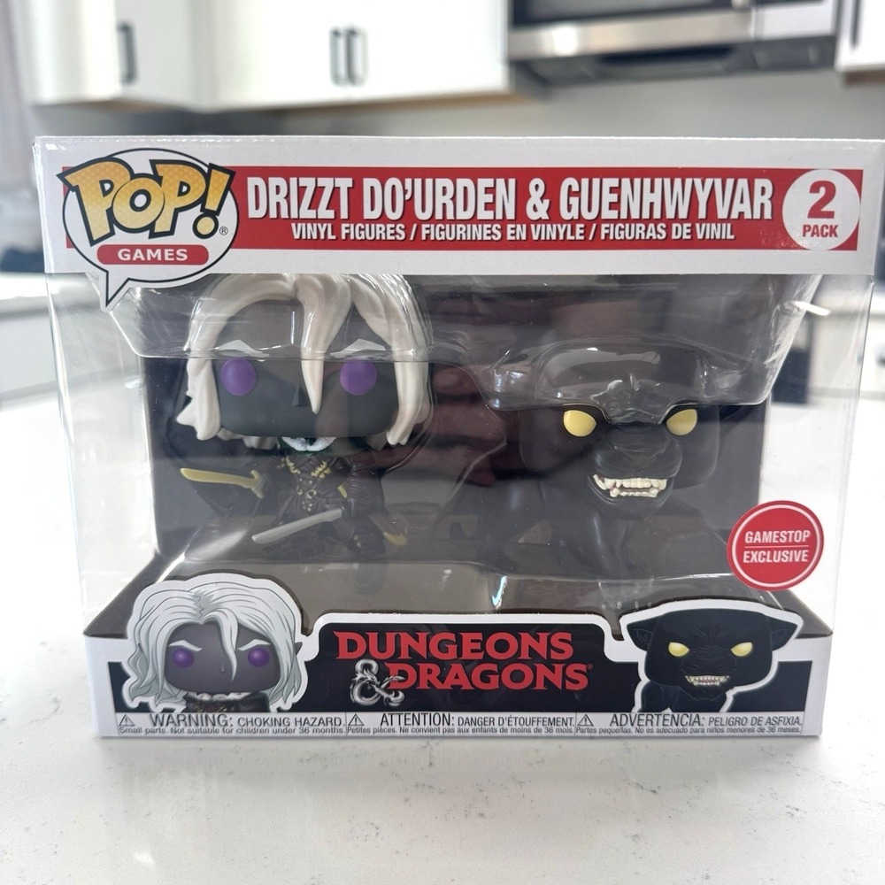 Funko Pop! Games - Dungeons & Dragons - Drizzt Do'Urden & Guenhwyvar - 2 Pack...